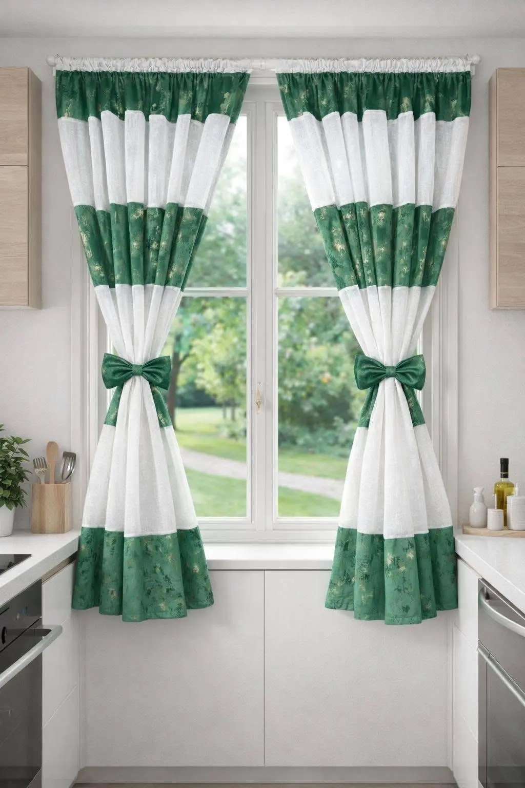 Set Perdea Verde smarald